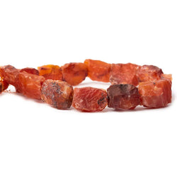 Tangerine Agate Beads Hammer Faceted Rectangle (ONLINE ORDER ONLY)