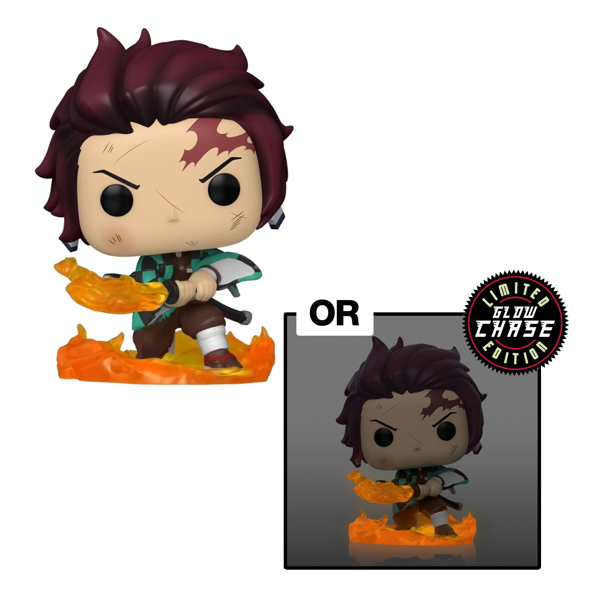 Funko POP! Demon Slayer: Kimetsu no Yaiba - Tanjiro Kamado (Hinokami Kagura Dance) Vinyl Figure #874 Special Edition Exclusive (ONLINE ORDER ONLY)