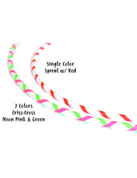 3/4 Cherry Limeade Color-Shift HDPE Hoops (ONLINE ORDER ONLY)