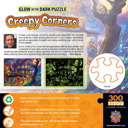 Glow in the Dark - Creepy Corners 300 Piece EZ Grip Jigsaw Puzzle (ONLINE ORDER ONLY)