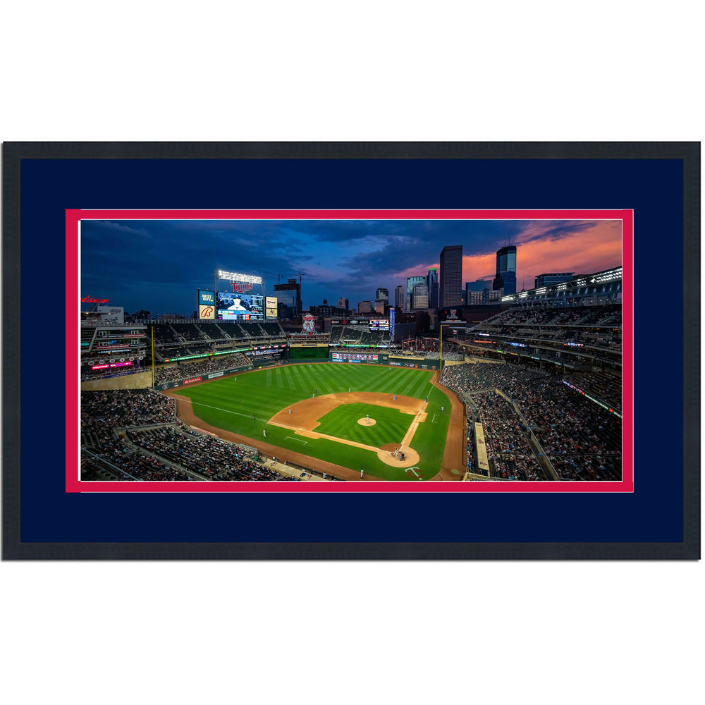 Framed Target Field Minnesota Twins MLB 16x24 Baseball Photo Professionally Matted (ONLINE ORDER ONLY)