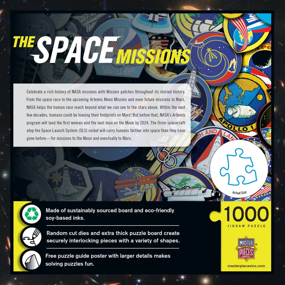 The Space Missions - 1000 Piece Jigsaw Puzzle