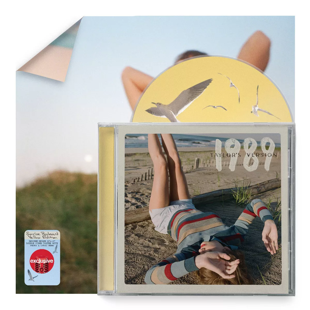 Taylor Swift - 1989: Taylor's Version (Sunrise Boulevard Yellow Deluxe Poster Edition) [CD] (ONLINE ORDER ONLY)