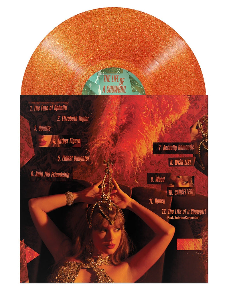 The Life Of A Showgirl [Sweat And Vanilla Perfume Portofino Orange Glitter Vinyl] [Vinyl] (ONLINE ORDER ONLY)