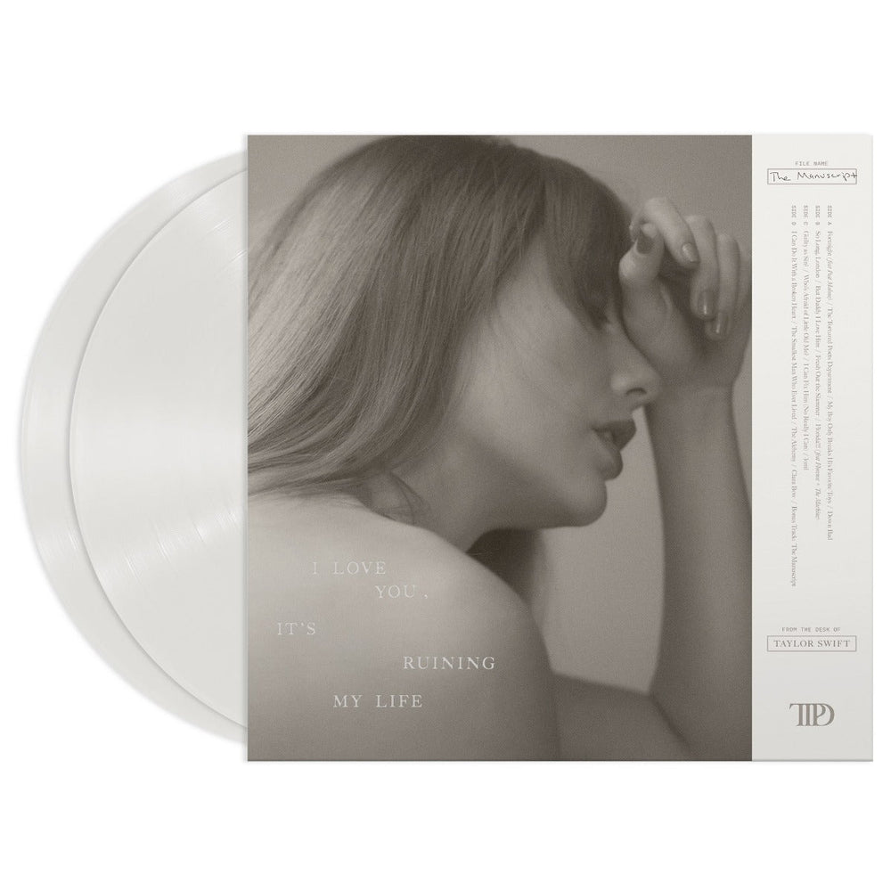 THE TORTURED POETS DEPARTMENT [Ghosted White 2 LP] [Vinyl] (ONLINE ORDER ONLY)