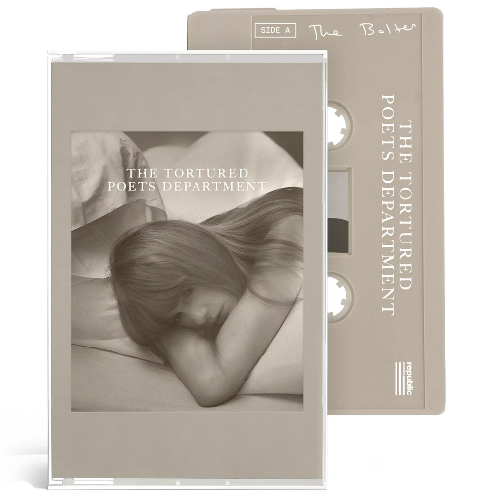 THE TORTURED POETS DEPARTMENT (THE BOLTER COVER) (BEIGE NATURAL, JEWEL CASE) (CASSETTE) [Cassette] (ONLINE ORDER ONLY)