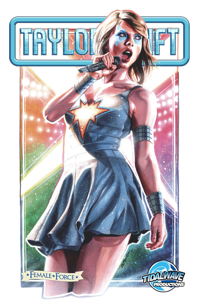FEMALE FORCE TAYLOR SWIFT UNKNOWN COMICS STEVEN DEFENDINI EXCLUSIVE VAR (03/27/2024) (ONLINE ORDER ONLY)
