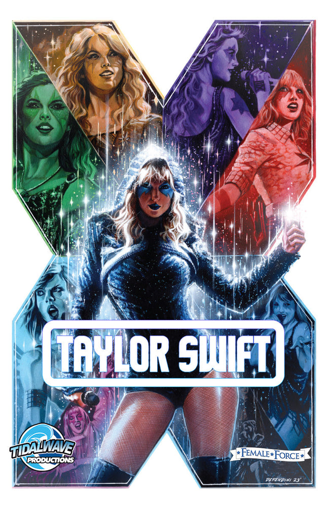 FEMALE FORCE TAYLOR SWIFT UNKNOWN COMICS STEVEN DEFENDINI EXCLUSIVE X VAR (03/27/2024) (ONLINE ORDER ONLY)