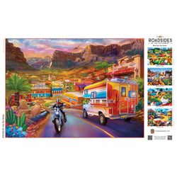 Roadsides of the Southwest - Into the Valley 500 Piece Jigsaw Puzzle (ONLINE ORDER ONLY)