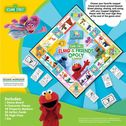 Sesame Street - Elmo & Friends Opoly Junior Board Game