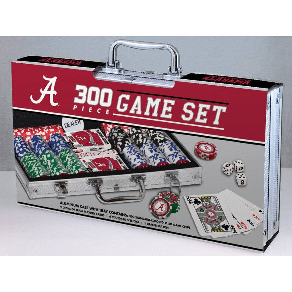 Alabama Crimson Tide 300 Piece Poker Set (ONLINE ORDER ONLY)