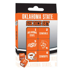 Oklahoma State Cowboys Dice Set - 19mm (ONLINE ORDER ONLY)