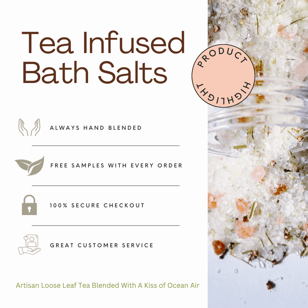 Beach Vibes Detox Tea-Infused Bath Salts (ONLINE ORDER ONLY)