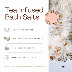 Stormy Weather Tea-Infused Bath Salts (ONLINE ORDER ONLY)