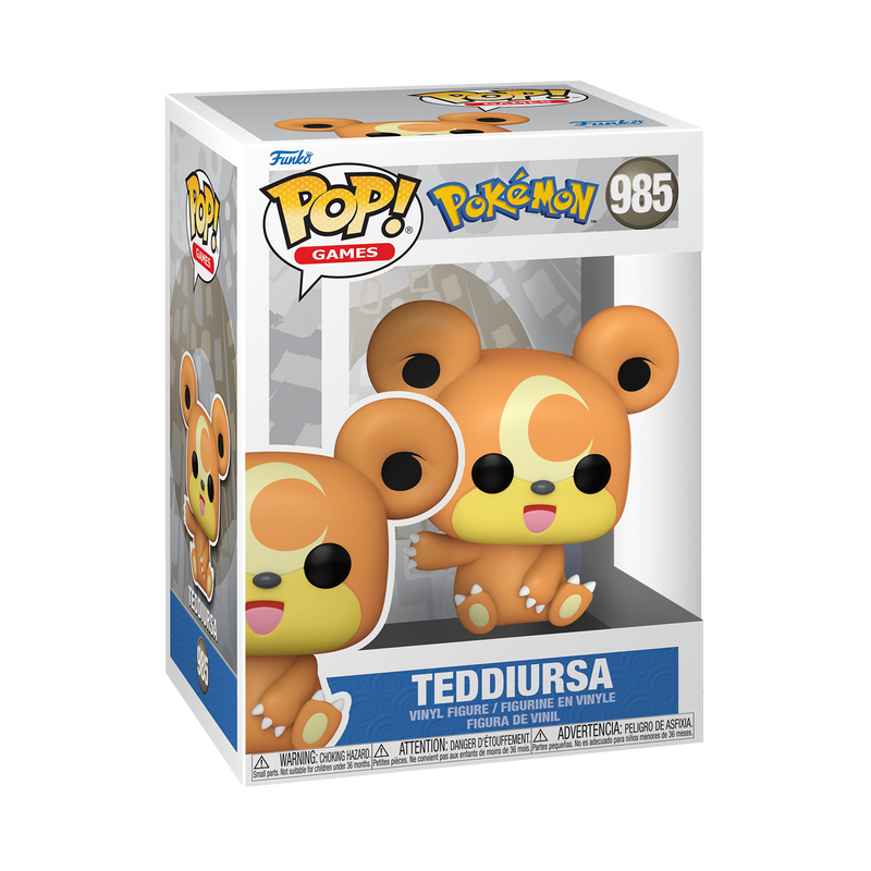 Pokemon Teddiursa Funko Pop! Games #985 (Online Order Only)