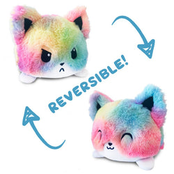 TeeTurtle Reversible Fox: Rainbow (Mini) (ONLINE ORDER ONLY)