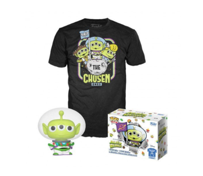 Buzz Lightyear (Glow in the Dark, Alien Remix) & Chosen Ones Tee (L, Sealed) 749 - Target Exclusive (Online Order Only)