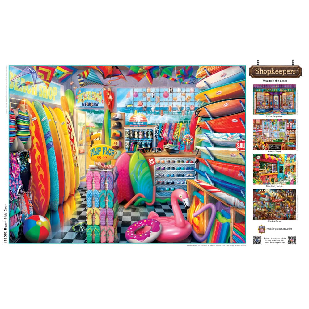 Shopkeepers - Beach Side Gear 750 Piece Jigsaw Puzzle