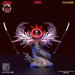 3D Printed Clay Cyanide Tengu The Gate of Ashura 28 32 mm D&D (Online Only)