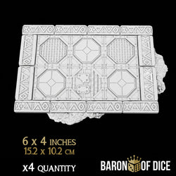 Stonevault Template Set | 11e Terrain Template Set | Shipping Excluded