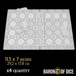 Stonevault Template Set | 11e Terrain Template Set | Shipping Excluded