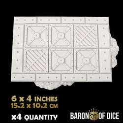 Iron Sector Template Set | 11e Terrain Template Set | Shipping Excluded