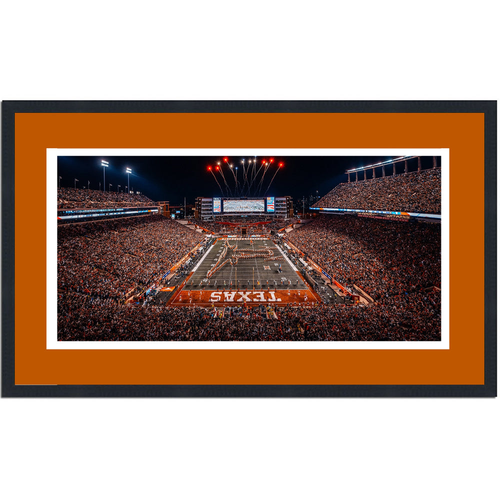 Framed DKR-Texas Memorial Stadium Texas Longhorns 16x24 NCAA Football Photo Professionally Matted (ONLINE ORDER ONLY)