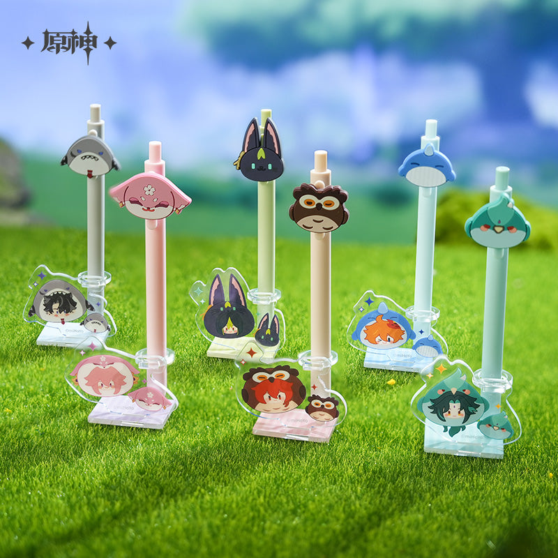 Teyvat Zoo Theme Series Gel Pen (2 pcs) (ONLINE ORDER ONLY)