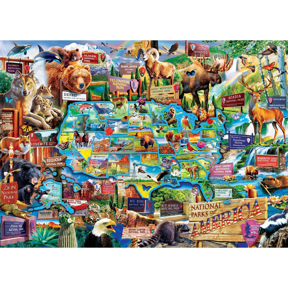National Parks of America 1000 Piece Jigsaw Puzzle (ONLINE ORDER ONLY)