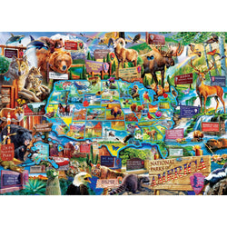 National Parks of America 1000 Piece Jigsaw Puzzle (ONLINE ORDER ONLY)