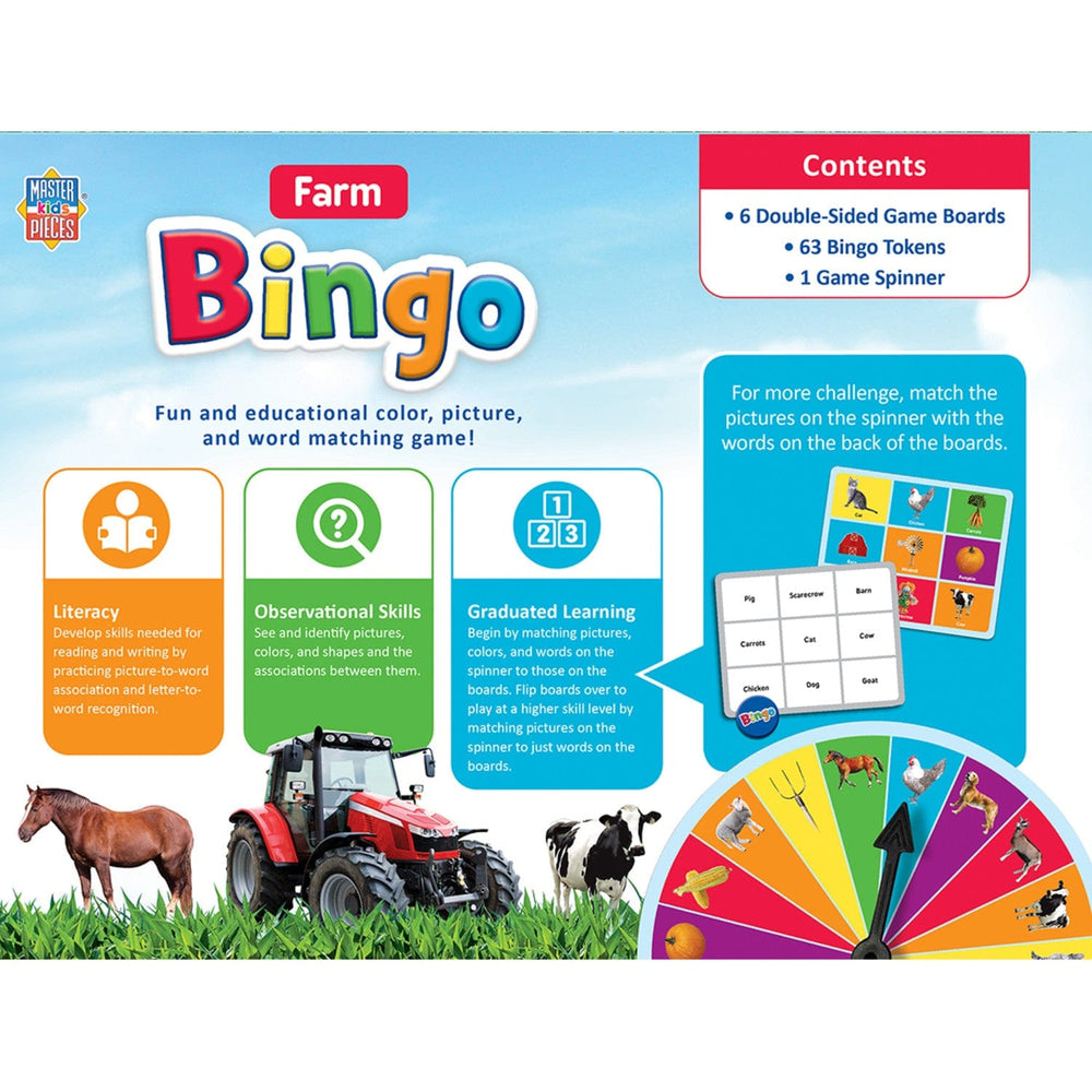 Farm Bingo Game (ONLINE ORDER ONLY)