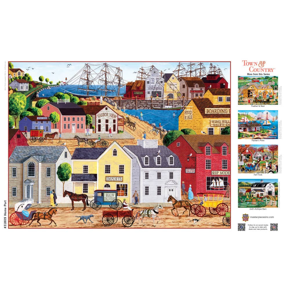 Town & Country - Home Port 300 Piece EZ Grip Jigsaw Puzzle