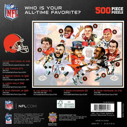 Cleveland Browns - All Time Greats 500 Piece Jigsaw Puzzle (ONLINE ORDER ONLY)