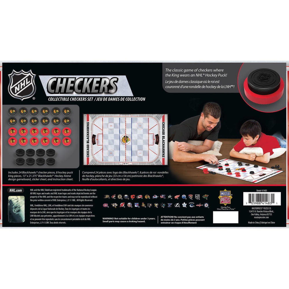 Chicago Blackhawks Checkers Board Game (ONLINE ORDER ONLY)