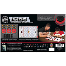 Chicago Blackhawks Checkers Board Game