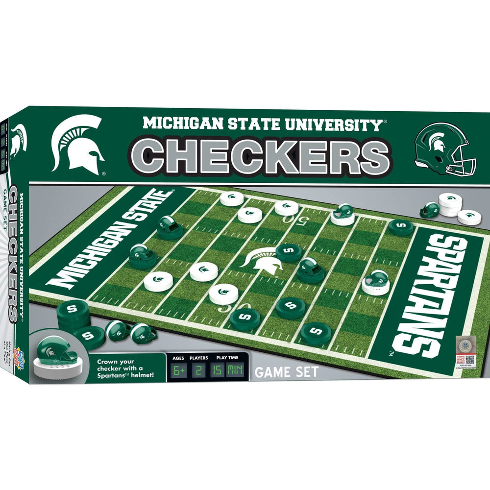 Michigan State Spartans Checkers Board Game (ONLINE ORDER ONLY)