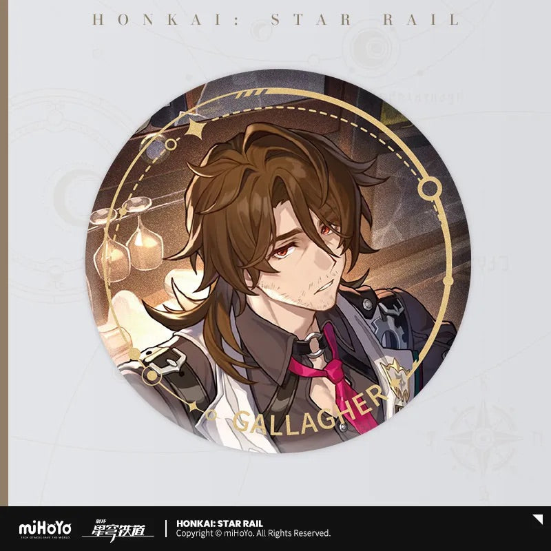 The Abundance Character Warp Artwork Tinplate Badge (ONLINE ORDER ONLY)