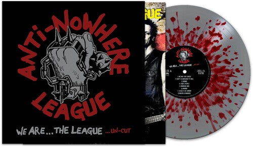 The Anti-Nowhere League - We Are The League - Splatter Silver Red [Vinyl] (ONLINE ORDER ONLY)