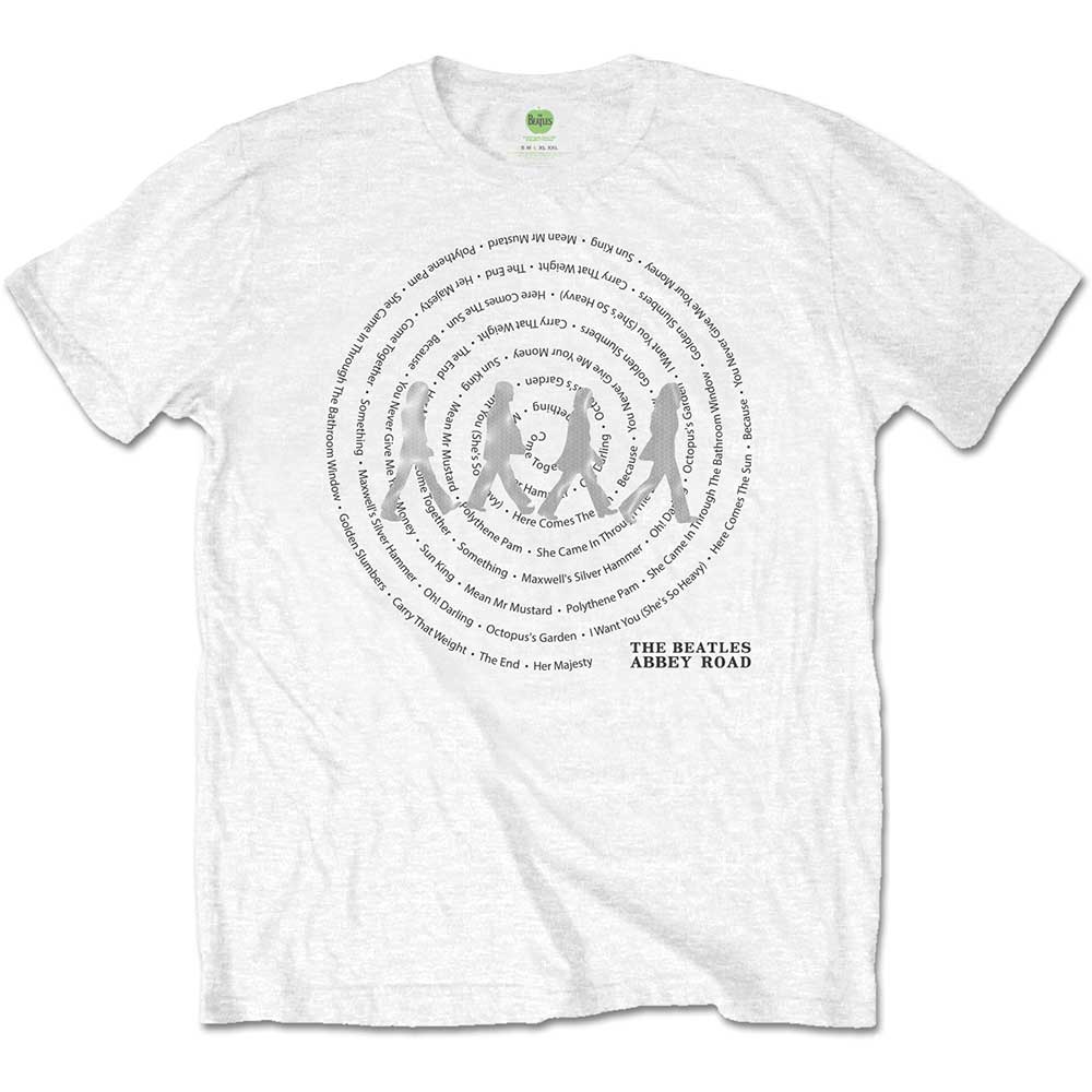 The Beatles - Abbey Road Songs Swirl [T-Shirt] (ONLINE ORDER ONLY)