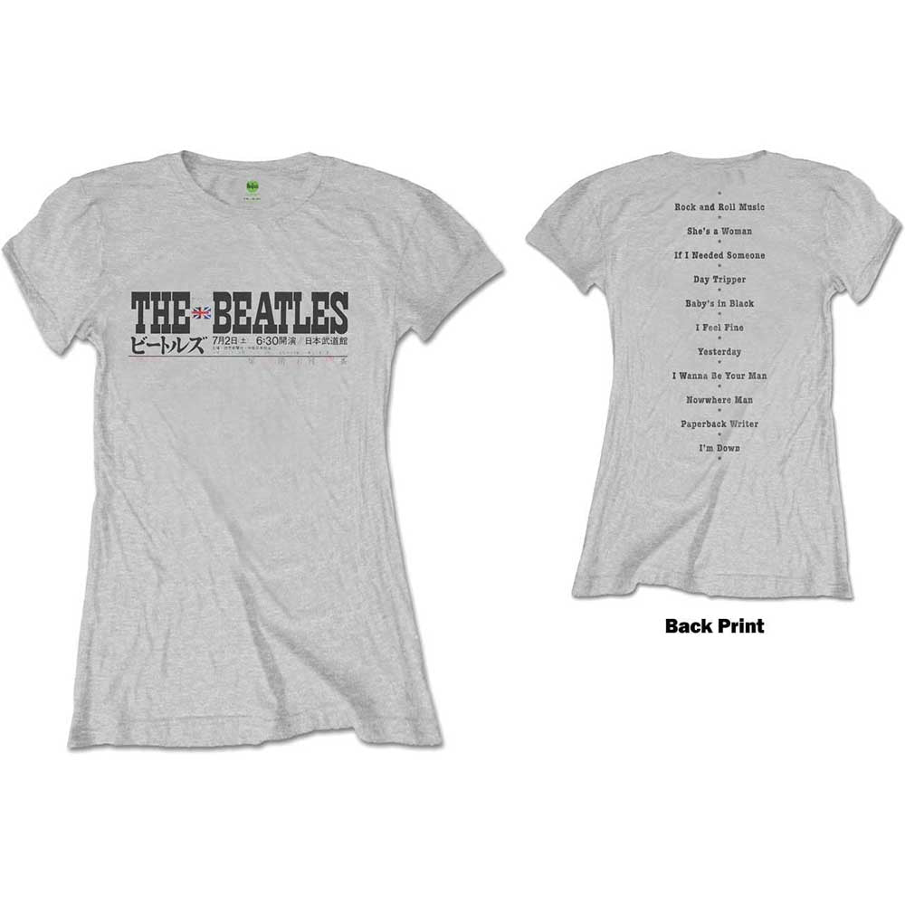 The Beatles - Budokan Set List [T-Shirt] (ONLINE ORDER ONLY)