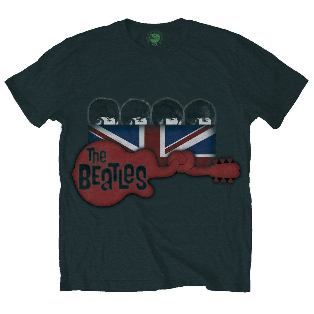 The Beatles - Guitar & Flag [T-Shirt] (ONLINE ORDER ONLY)