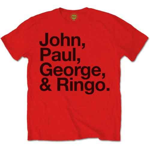 John, Paul, George & Ringo [T-Shirt] (ONLINE ORDER ONLY)