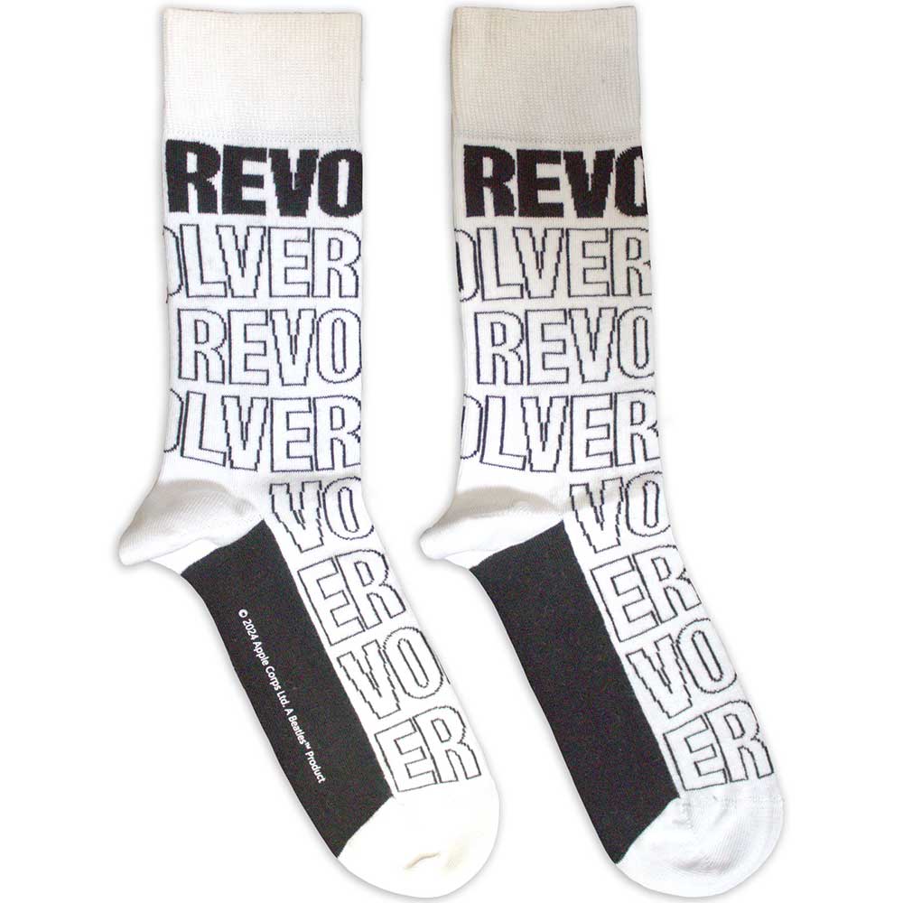 Revolver Text Outlines Repeat [Socks] (ONLINE ORDER ONLY)
