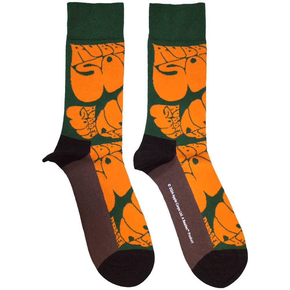 Rubber Soul Text Repeat [Socks] (ONLINE ORDER ONLY)