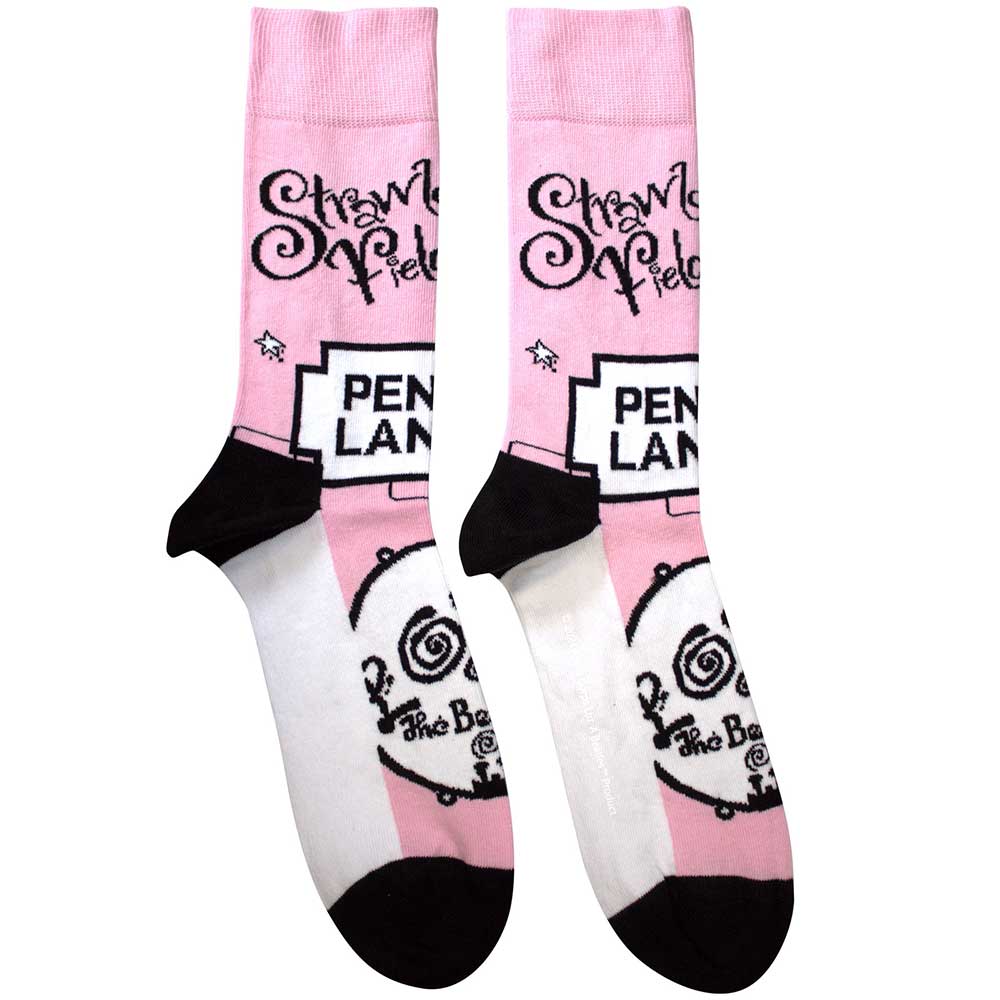 Strawberry Fields/Penny Lane [Socks] (ONLINE ORDER ONLY)