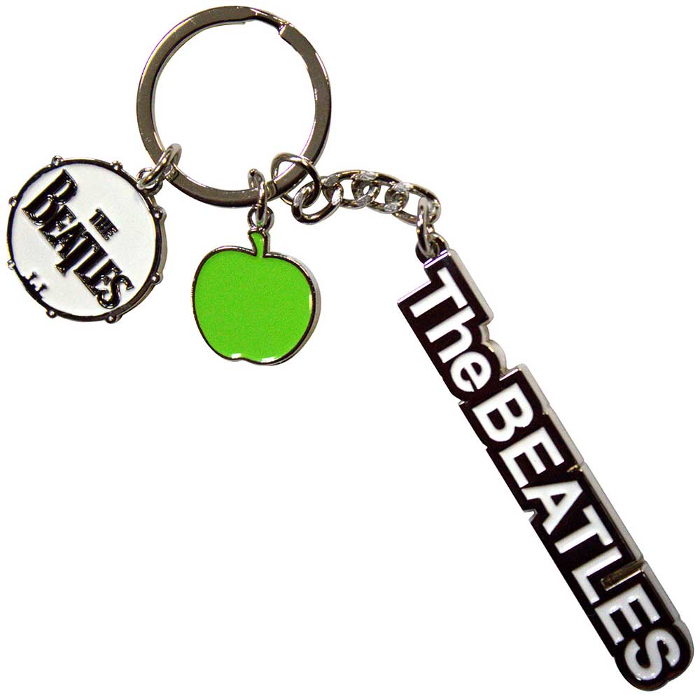 Text Logo Drop T Drum & Apple Charms [Keychain] (ONLINE ORDER ONLY)