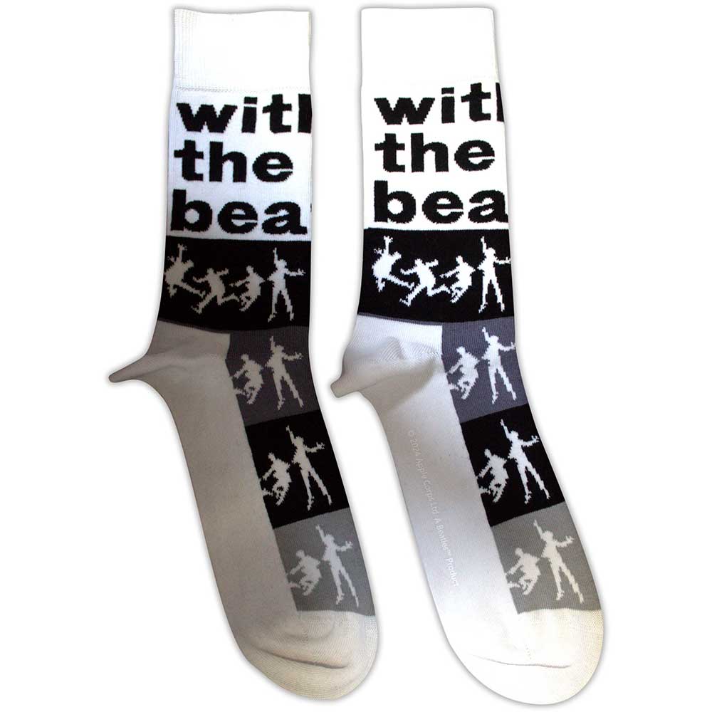 With The Beatles Silhouette Stripes [Socks] (ONLINE ORDER ONLY)