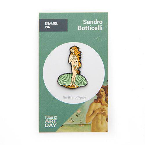 The Birth of Venus Enamel Pin - Today is Art Day (ONLINE ORDER ONLY)