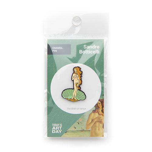 The Birth of Venus Enamel Pin - Today is Art Day (ONLINE ORDER ONLY)