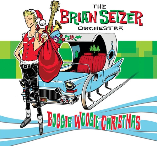 Boogie Woogie Christmas (Green & White Splatter Colored Vinyl, Digital Download Card) [Vinyl] (ONLINE ORDER ONLY)